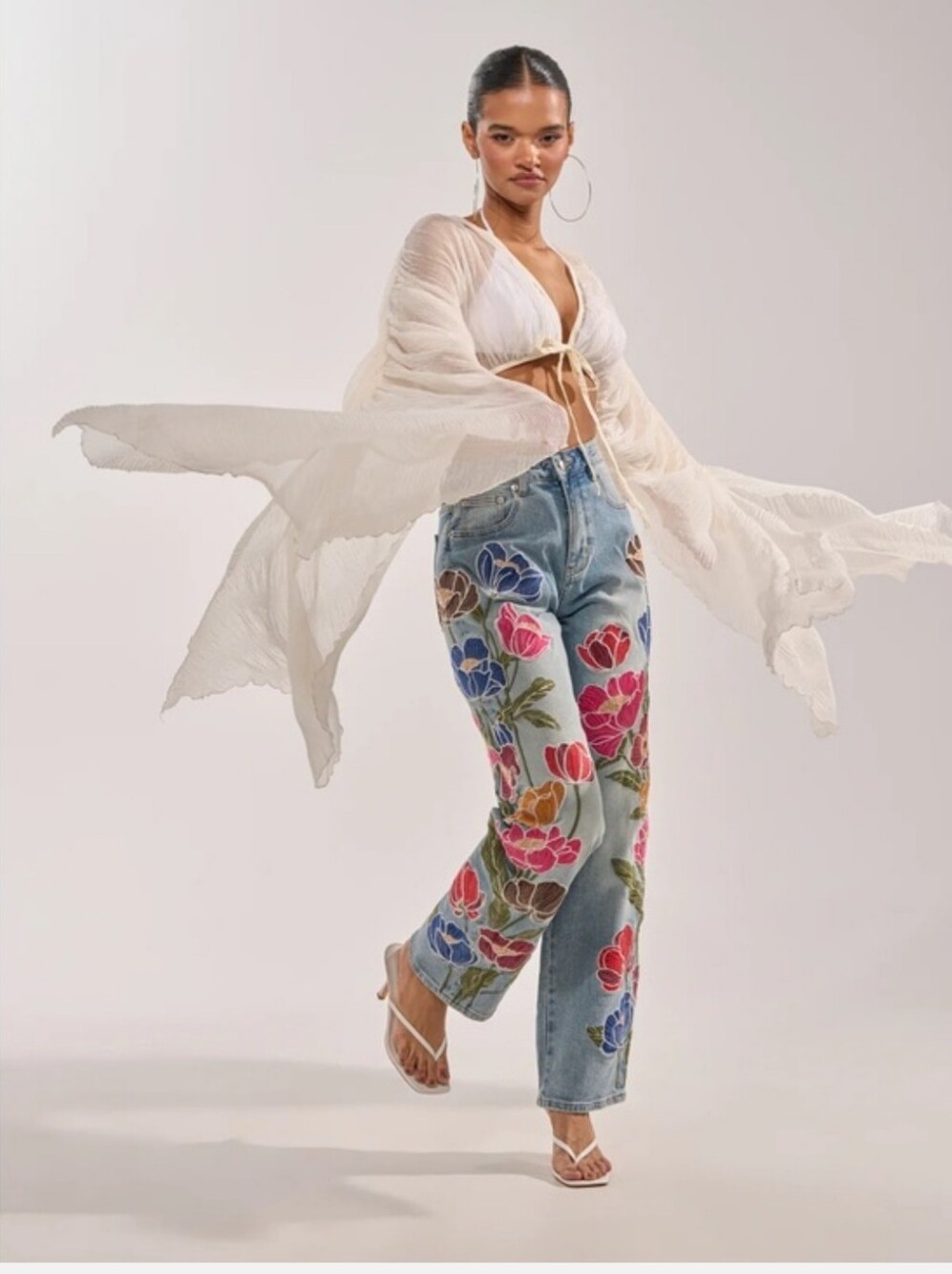AKIRA FLY AWAY CHIFFON BLOUSE Size XLXL